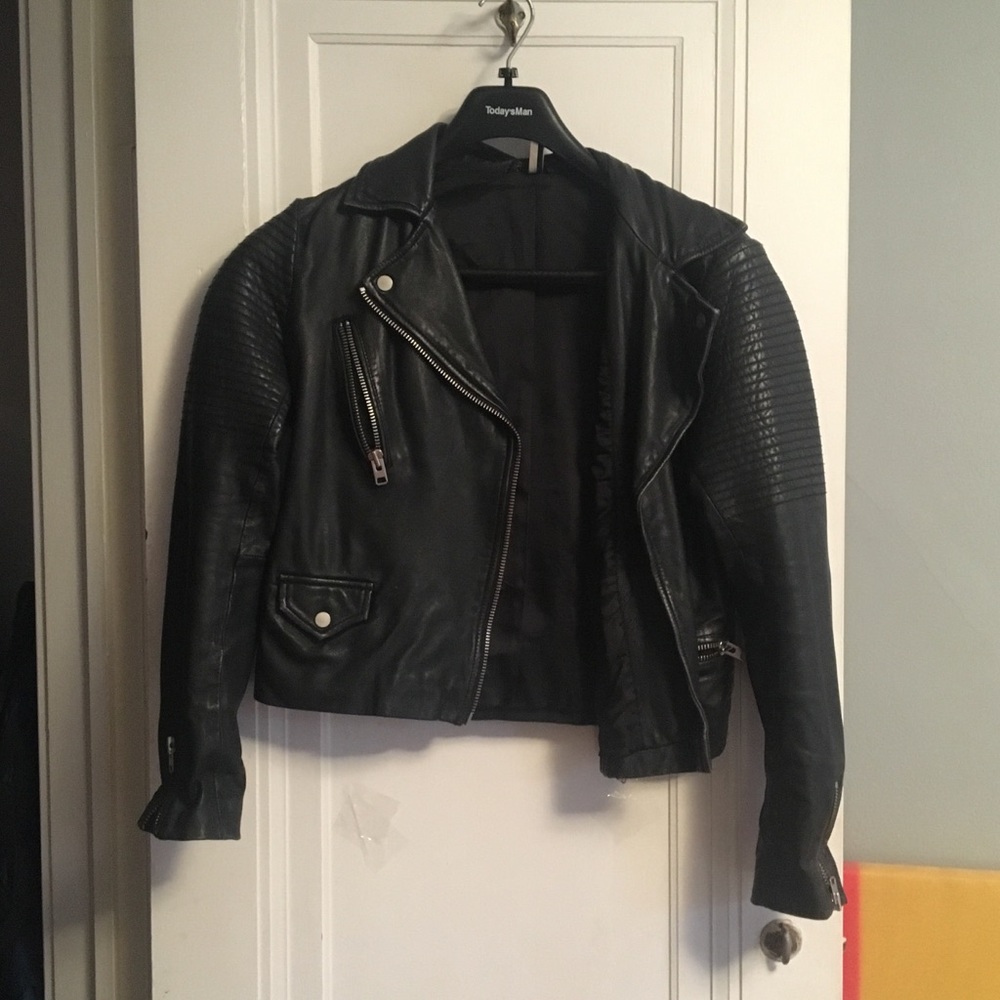 Leather jacket